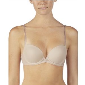 Champagne Next to Nothing Demi Plunge Bra